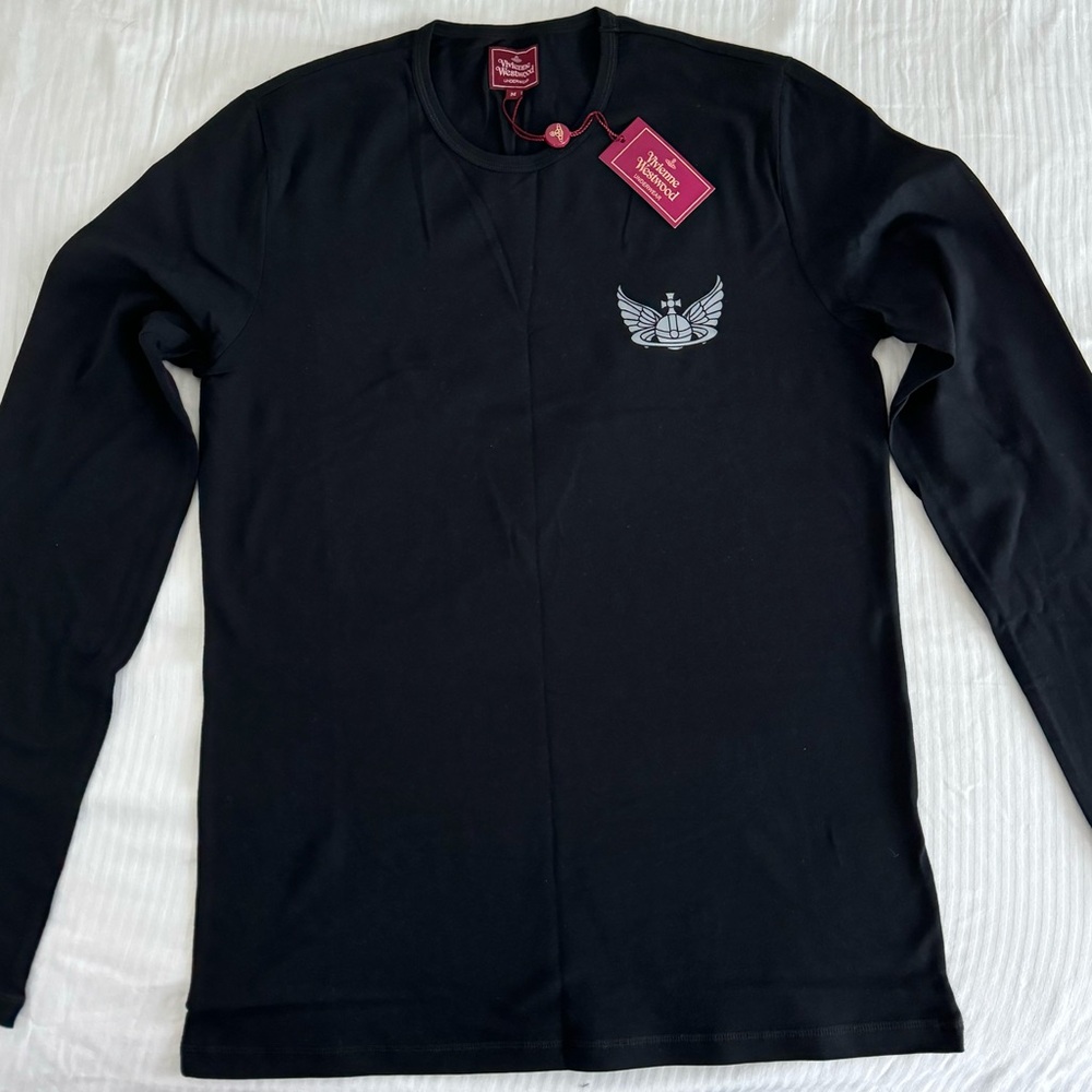 Vivienne Westwood Underwear Long Sleeve Black Sz M